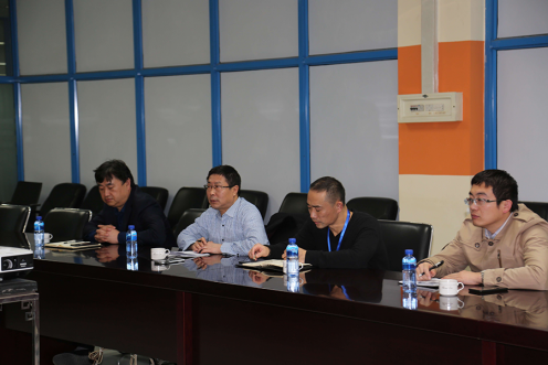 万名干手下下层烟台市国企一队到尊龙凯时软件公司调研座谈